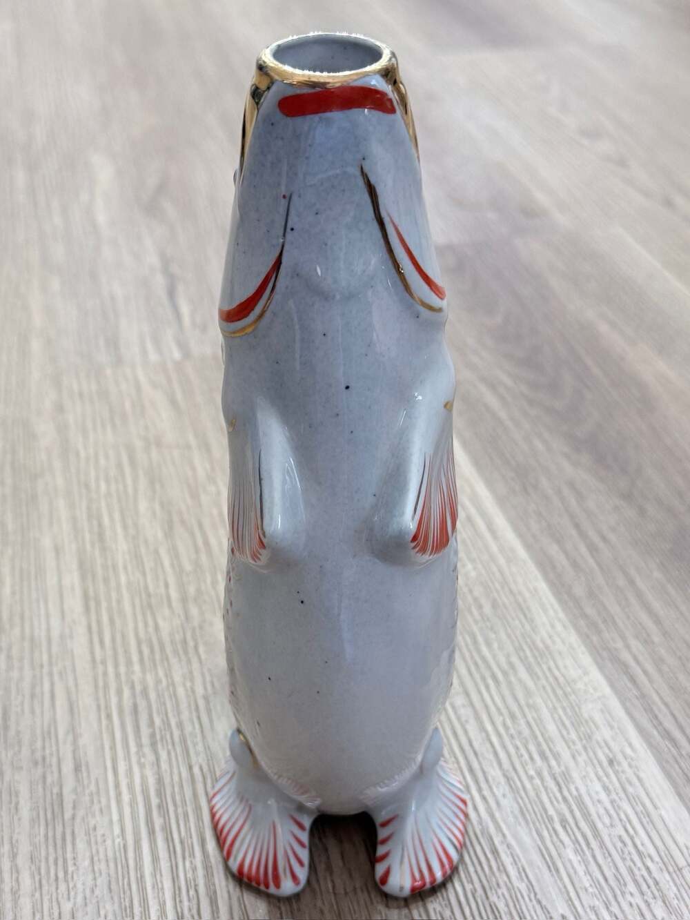 Vintage Soviet Porcelain Fish Decanter - Picture 2 of 8